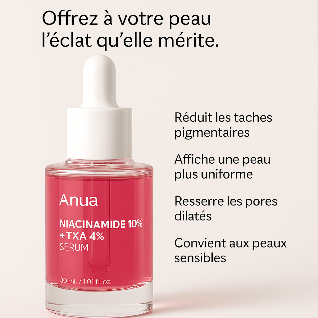 Anua Glow Serum – Anti-Taches & Éclat Naturel