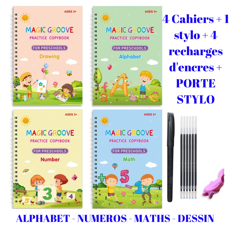 CAHIERS MAGIQUES  |  AIDEZ VOS ENFANTS A AMELIORER LEURS  ECRITURES