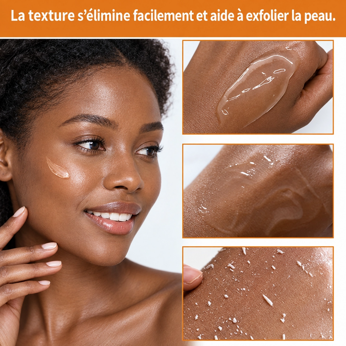 Gel exfoliant à  l'orange (2 ACHETÉS = 1 OFFERT 🎁)