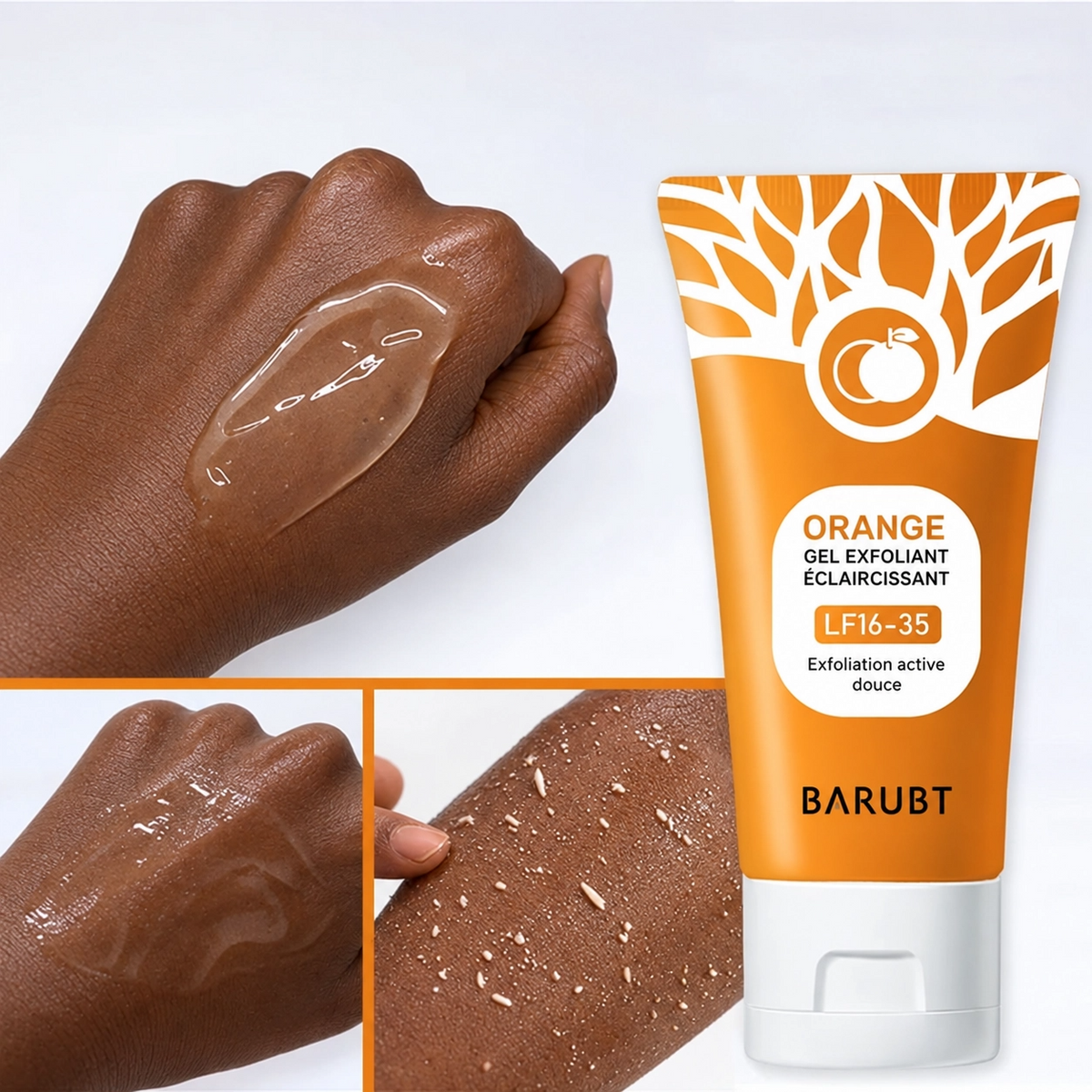 Gel exfoliant à  l'orange (2 ACHETÉS = 1 OFFERT 🎁)