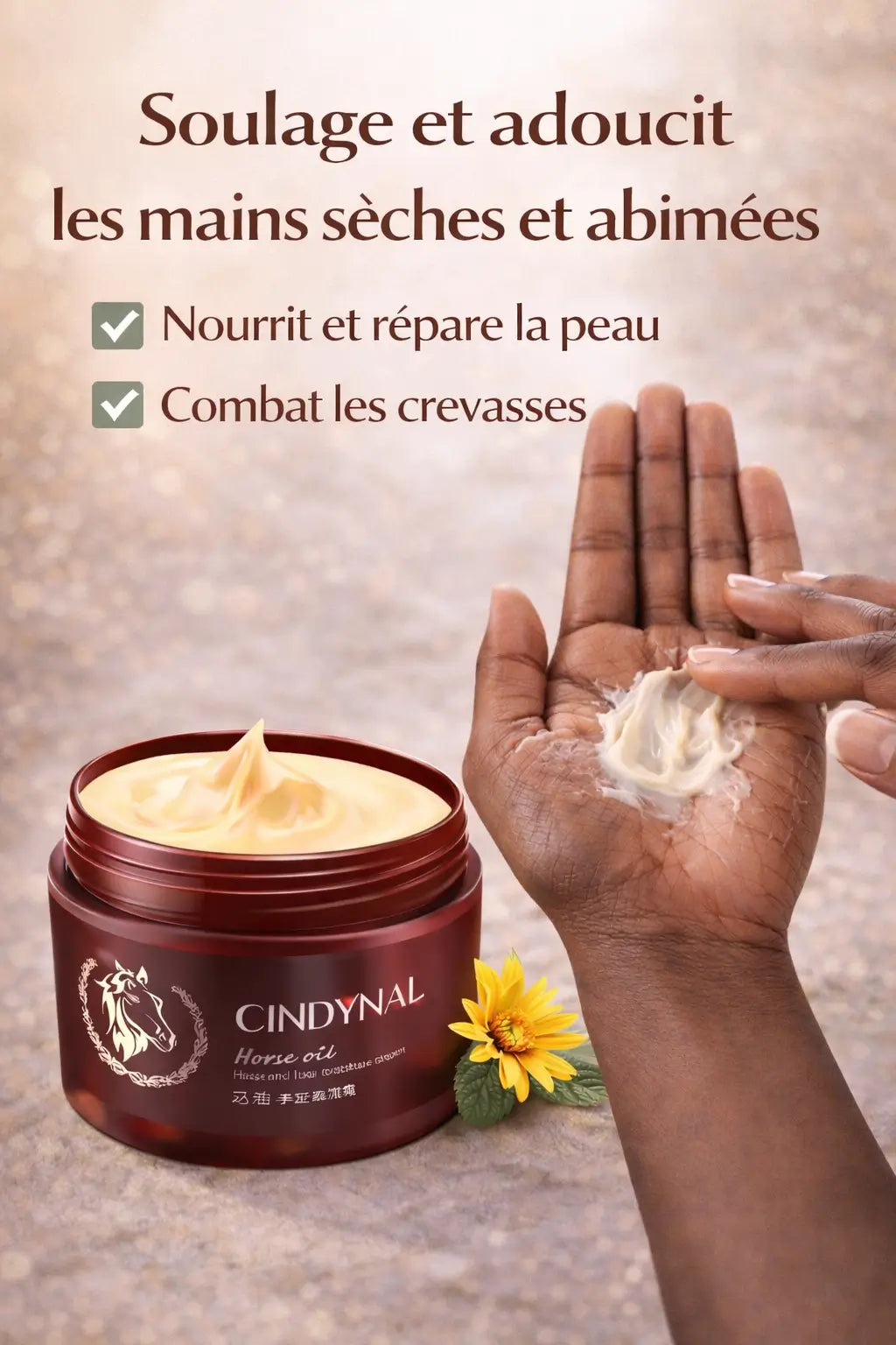 Crème Miracle CINDYNAL – Pieds Doux en 3 Jours (1 acheté = 1 OFFERT🎁 )