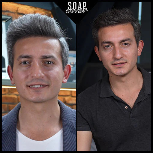 Savon noir - Shampoing solide anti cheveux blancs (2 achetés = 1 OFFERT🎁)